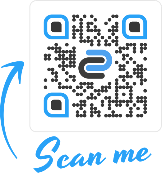Scan the QR code to save the contact as a digital business card